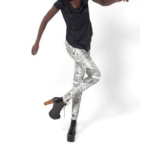 Black Milk Ancient Maps Leggings